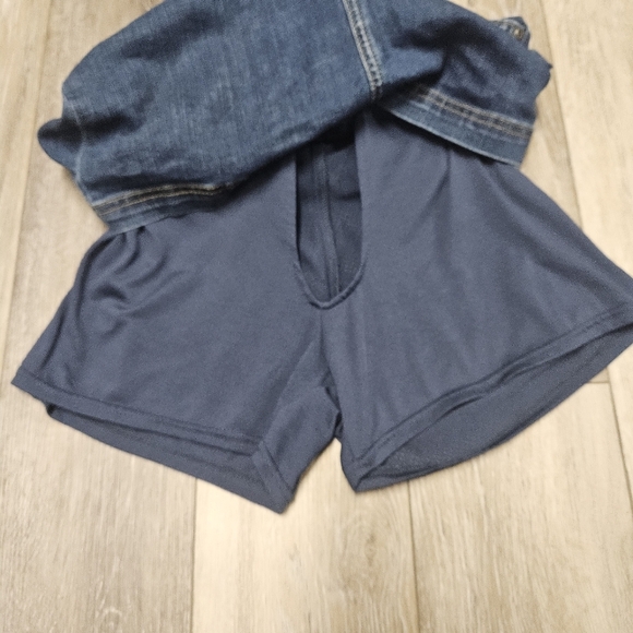 Lee Mini Skirt Denim Blue Jean Mid Rise Skort Women's 6 Western Casual Classic - Picture 10 of 11